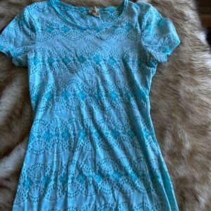 Cute Baby Blue BKE Tee Shirt